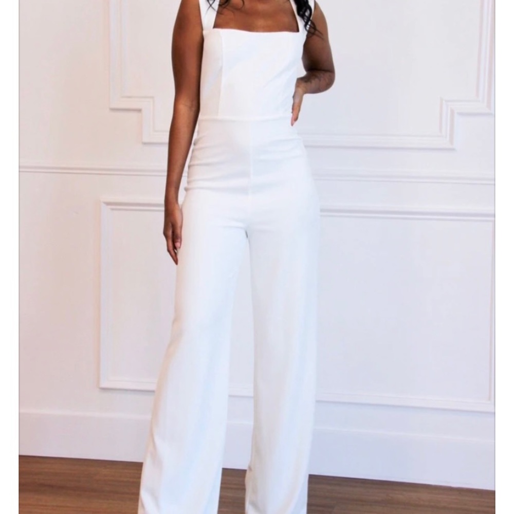 Elegant White Jumpsuit